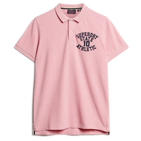 Superdry Vintage Superstate Lyhythihainen Pikeepaita Pinkki L Mies
