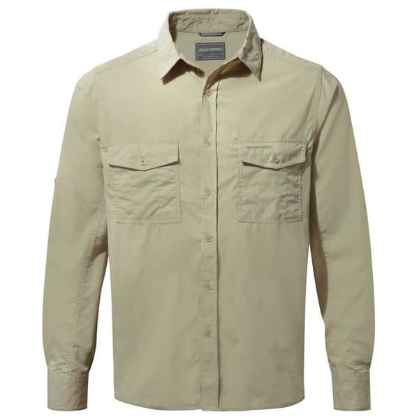 Craghoppers Kiwi Skjorta Med Långa ärmar Beige 4XL Man