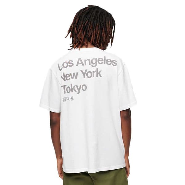 Superdry Core Logo City T-shirt Med Korta ärmar Vit L Man