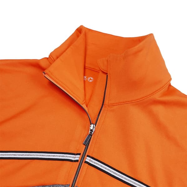 Luhta Levi Halv Lynlås Langærmet T-shirt Orange XS Kvinde