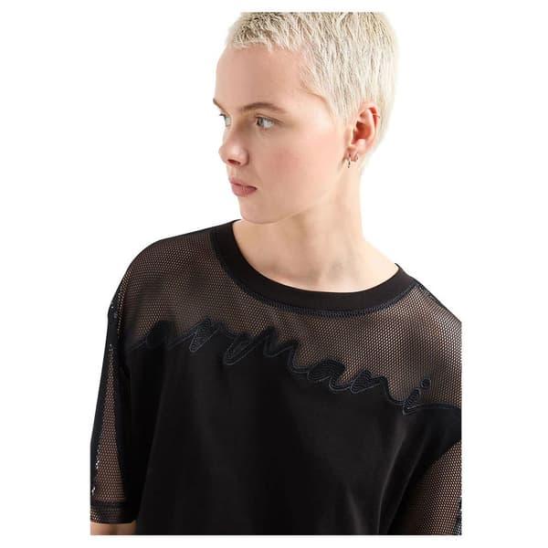 Armani Exchange 3dyt34 T-shirt Med Korte ærmer Brun XS Kvinde