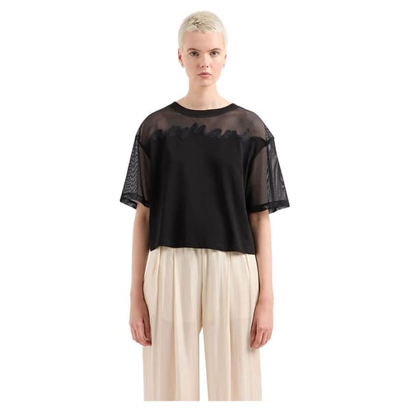 Armani Exchange 3dyt34 T-shirt Med Korte ærmer Brun XS Kvinde