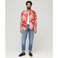 Miniatyrbild 4 av 6: Superdry Hawaiian Kortärmad Skjorta Röd XL Man