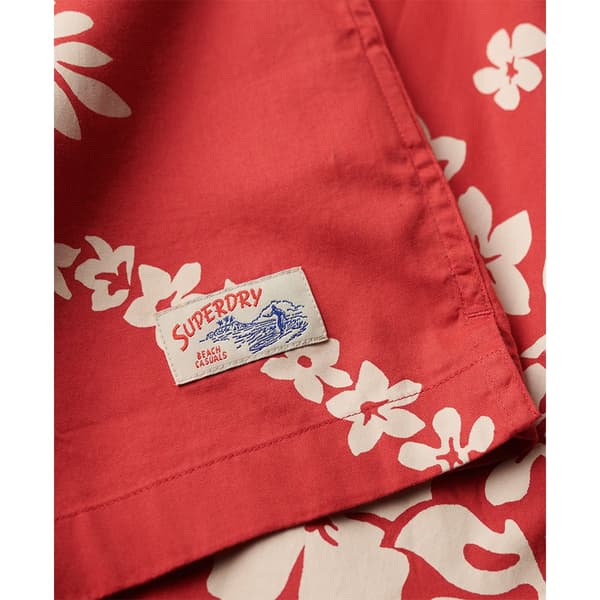 Superdry Hawaiian Kortärmad Skjorta Röd XL Man
