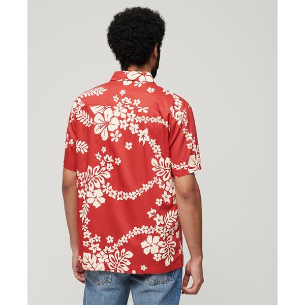 Superdry Hawaiian Kortärmad Skjorta Röd XL Man