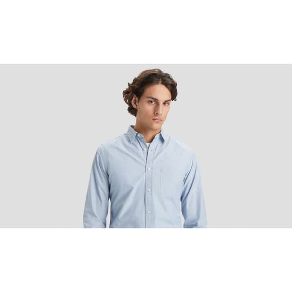 Dockers Slim Original Skjorta Med Långa ärmar Blå L Man