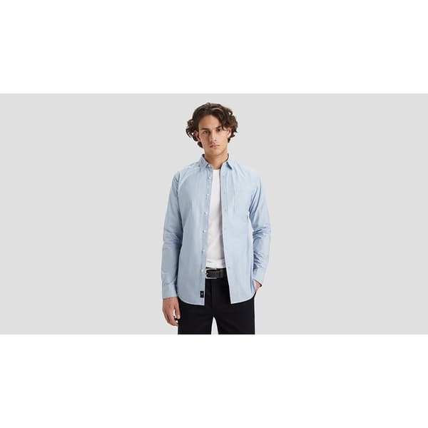 Dockers Slim Original Skjorta Med Långa ärmar Blå L Man