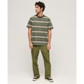 Miniatyrbild 4 av 6: Superdry Relaxed Fit Stripe T-shirt Med Korta ärmar Grönt 2XL Man