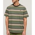 Miniatyrbild 1 av 6: Superdry Relaxed Fit Stripe T-shirt Med Korta ärmar Grönt 2XL Man