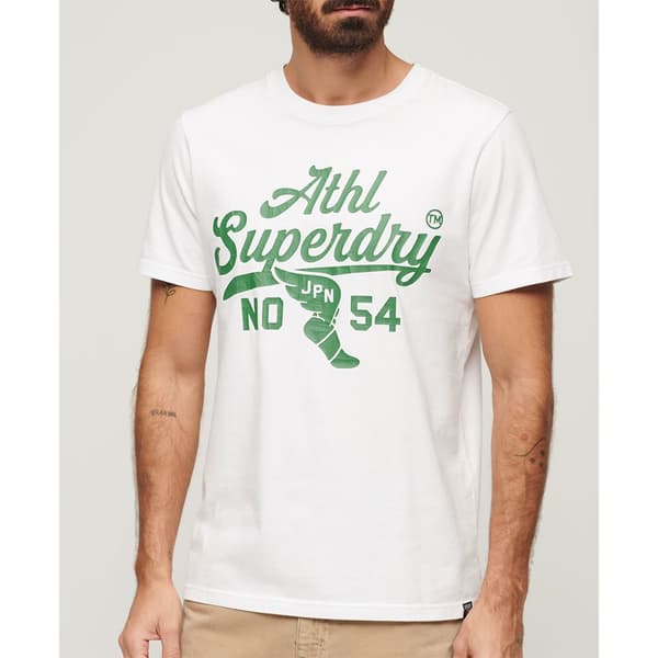 Superdry Track & Field Ath Graphic Lyhythihainen T-paita Valkoinen 3XL Mies