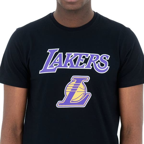 New Era Nba Regular Los Angeles Lakers T-shirt Med Korta ärmar Lila L Man