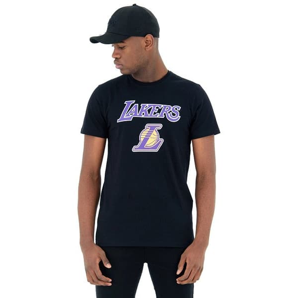 New Era Nba Regular Los Angeles Lakers T-shirt Med Korta ärmar Lila L Man