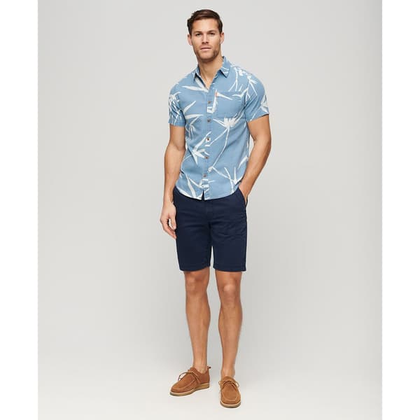 Superdry Vintage Loom Lyhythihainen Paita Sininen S Mies