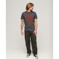 Miniatyrbillede 3 af 5: Superdry Workwear Flock Graphic T-shirt Med Korte ærmer Grå 2XL Mand