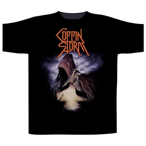 COFFIN STORM T-SHIRT - ARCANA RISING (LARGE)