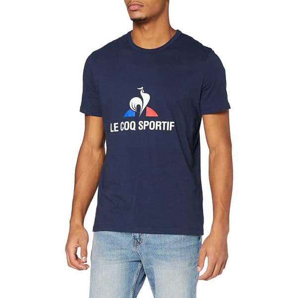 Le Coq Sportif 2020687 Fanwear T-shirt Med Korte ærmer Blå 3XL Mand