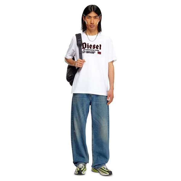 Diesel T Adjust K1 T-shirt Med Korta ärmar Vit M Man