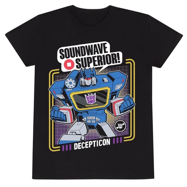 Transformers - Soundwave Superior T-shirt - Ex Large