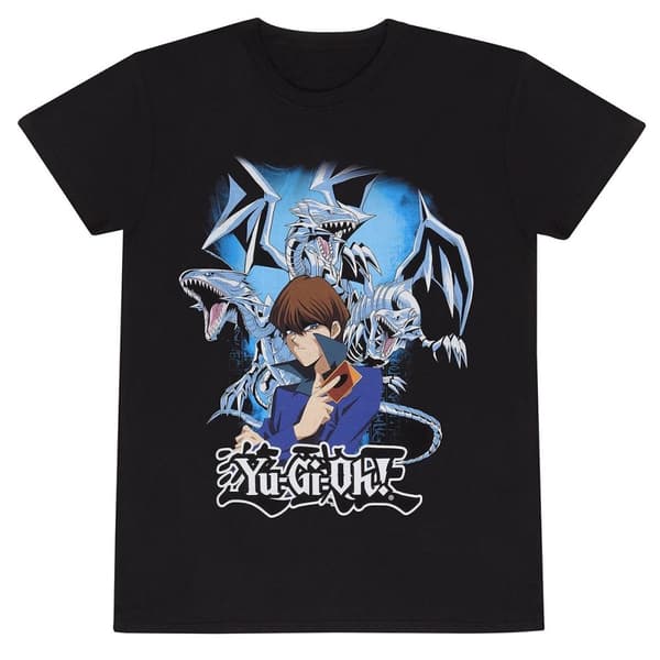Yu- Gi-Oh! - Kaiba Blue Eyes T-shirt - Small