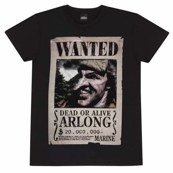 One Piece - Arlong Wanted Poster  T-shirt - Ex Large