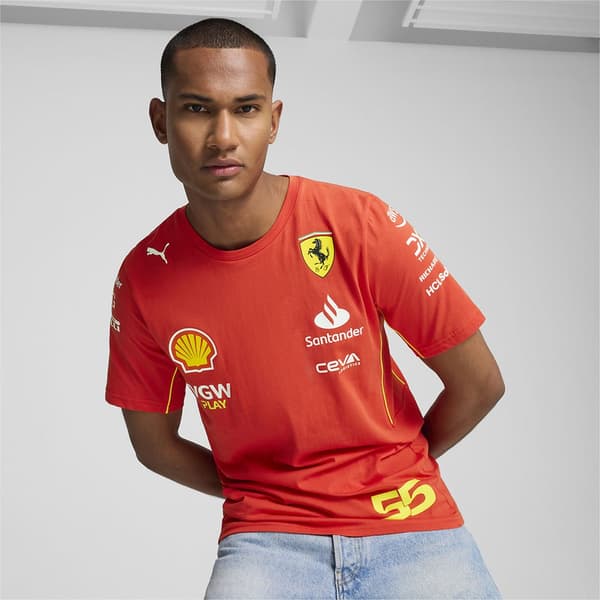 Puma Sf Sainz T-shirt Med Korta ärmar Röd M Man