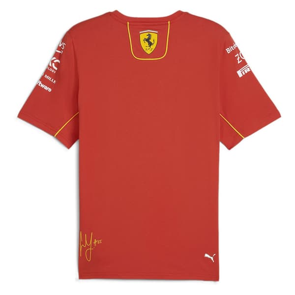 Puma Sf Sainz T-shirt Med Korta ärmar Röd M Man