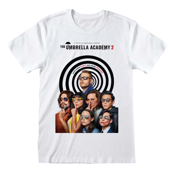 Umbrella Academy - Season 2 Poster (Unisex White T-Shirt) Small