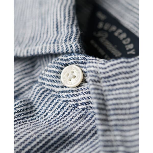 Superdry Studios Casual Linen T-shirt Med Korta ärmar Grå S Man