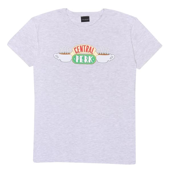 Friends - Central Perk White (Unisex White T-Shirt) Ex Large