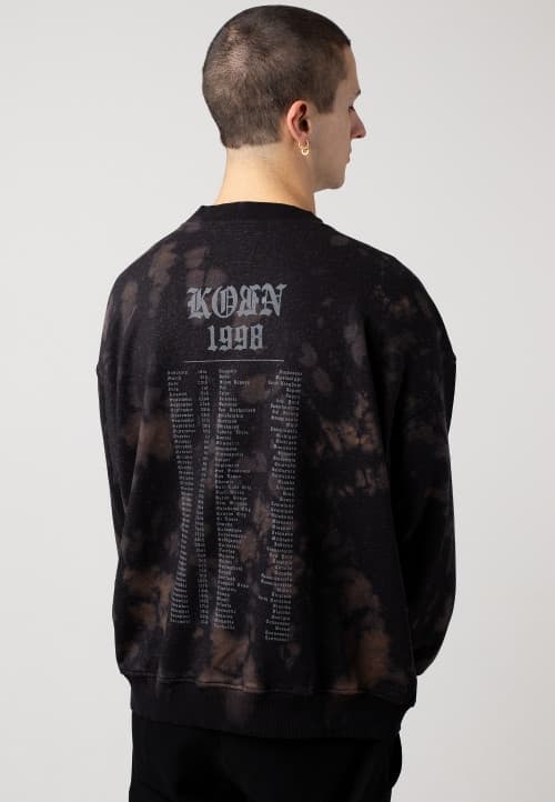 KORN - 1998 Black (Unisex Premium Black Sweatshirt) Large