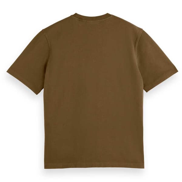 Scotch & Soda 175653 Lyhythihainen T-paita Ruskea M Mies