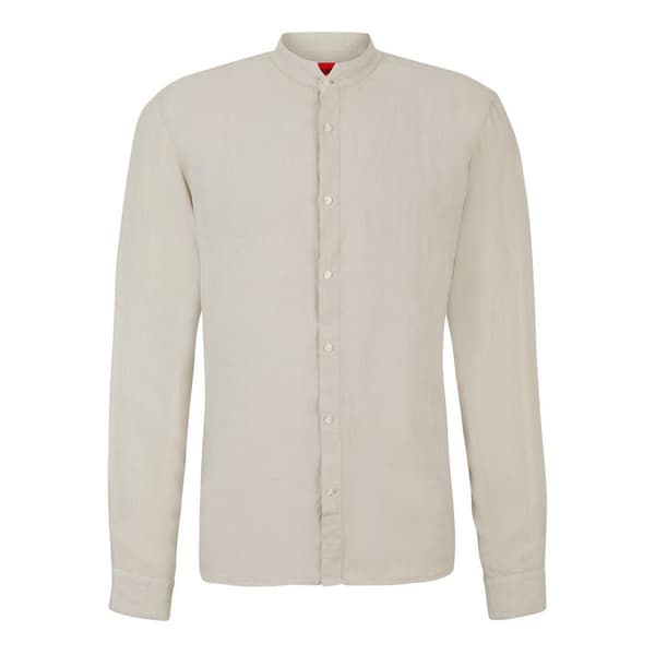 Hugo Elvory 10248298 Skjorta Med Långa ärmar Beige L Man