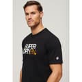 Miniatyrbild 4 av 6: Superdry Sportswear Logo Loose T-shirt Med Korta ärmar Svart L Man