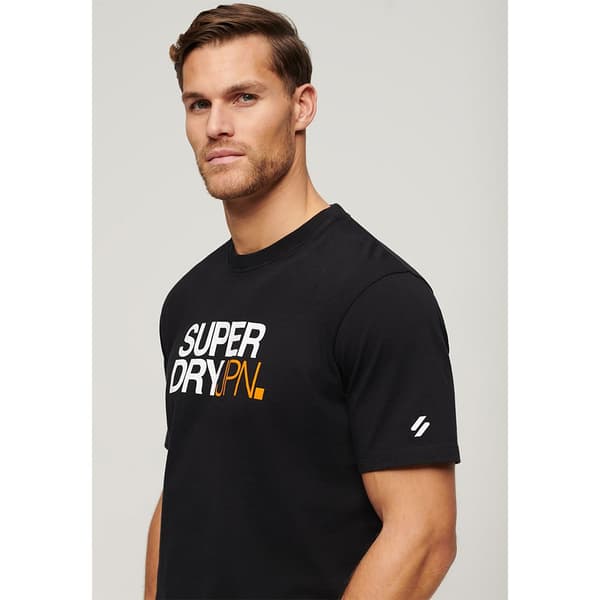 Superdry Sportswear Logo Loose T-shirt Med Korta ärmar Svart L Man