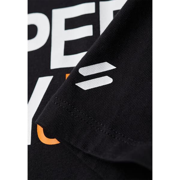 Superdry Sportswear Logo Loose T-shirt Med Korta ärmar Svart L Man
