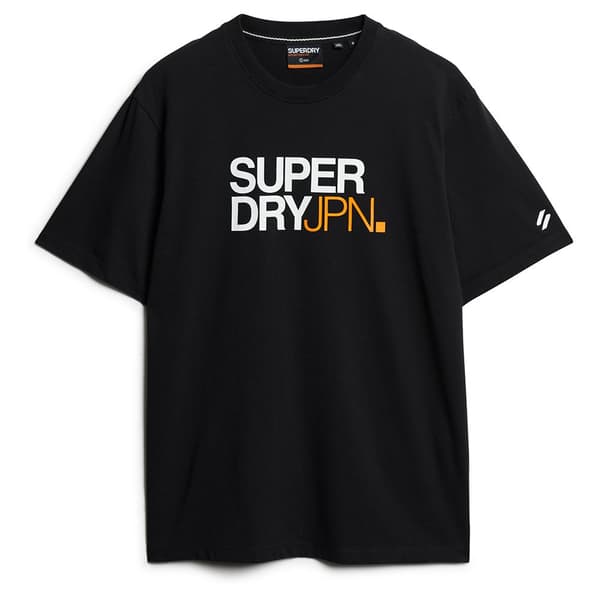 Superdry Sportswear Logo Loose T-shirt Med Korta ärmar Svart L Man