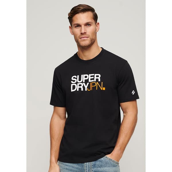 Superdry Sportswear Logo Loose T-shirt Med Korta ärmar Svart L Man