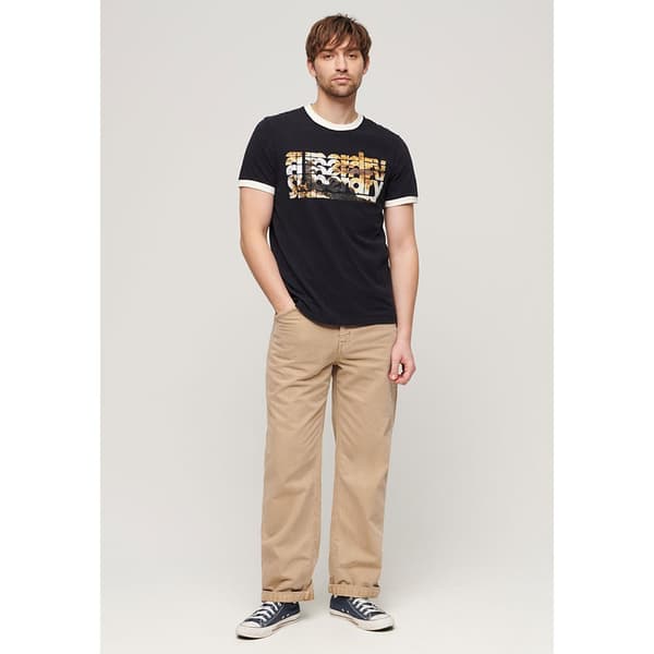 Superdry Photographic Logo T-shirt Med Korta ärmar Svart L Man