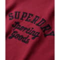 Miniatyrbild 5 av 6: Superdry Embroidered Superstate Ath Logo T-shirt Med Korta ärmar Röd M Man