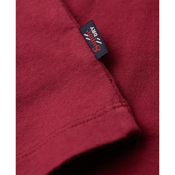 Superdry Embroidered Superstate Ath Logo T-shirt Med Korta ärmar Röd M Man