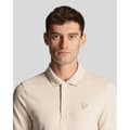 Miniatyrbillede 3 af 4: Lyle & Scott Tonal Eagle Plain Kortærmet Polo Beige XL Mand