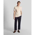 Miniatyrbillede 4 af 4: Lyle & Scott Tonal Eagle Plain Kortærmet Polo Beige XL Mand