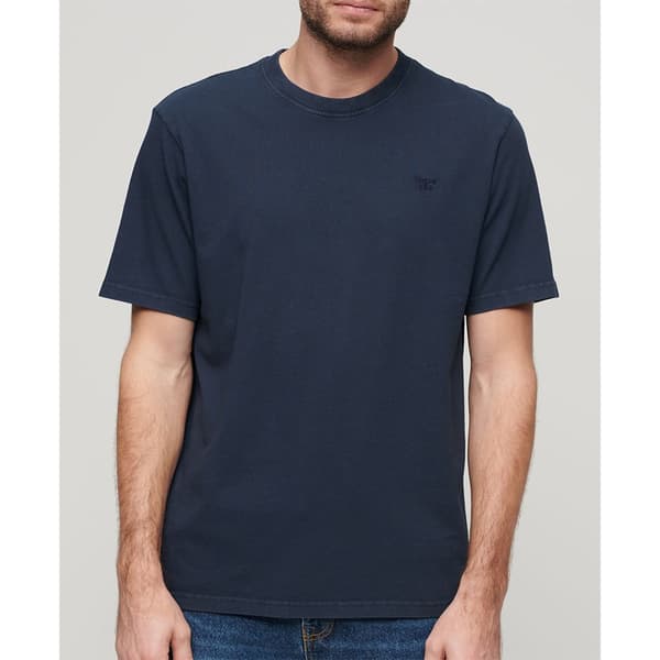 Superdry Vintage Washed T-shirt Med Korta ärmar Blå L Man
