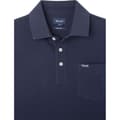 Miniatyrbild 3 av 3: FaÇonnable Pima Pocket Kortärmad Polotröja Blå 3XL Man