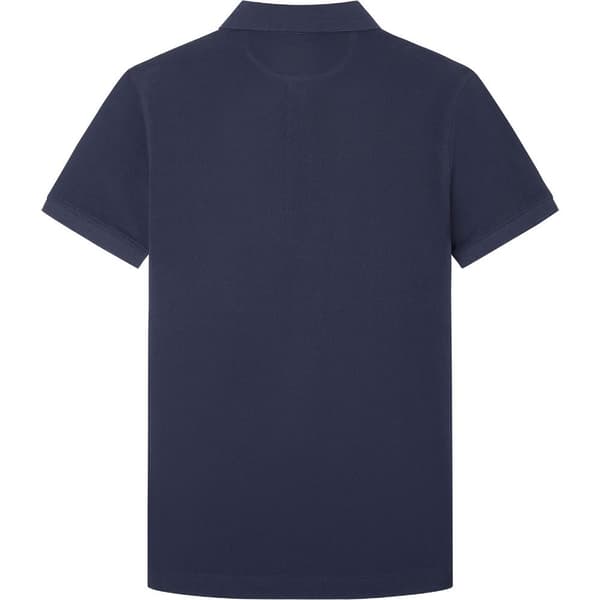 FaÇonnable Pima Pocket Kortärmad Polotröja Blå 3XL Man