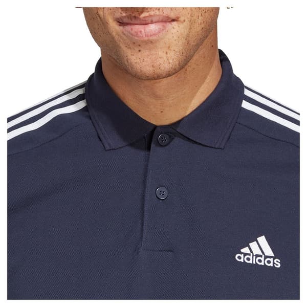 Adidas 3s Pique Ps Kortärmad Polotröja Blå XS / Regular Man