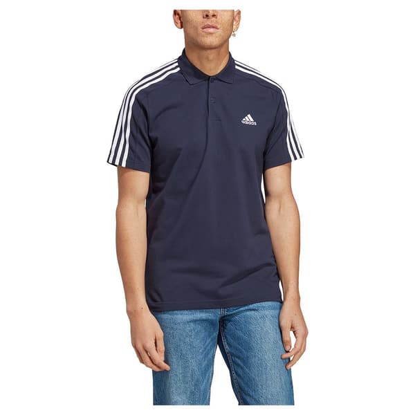 Adidas 3s Pique Ps Kortärmad Polotröja Blå XS / Regular Man