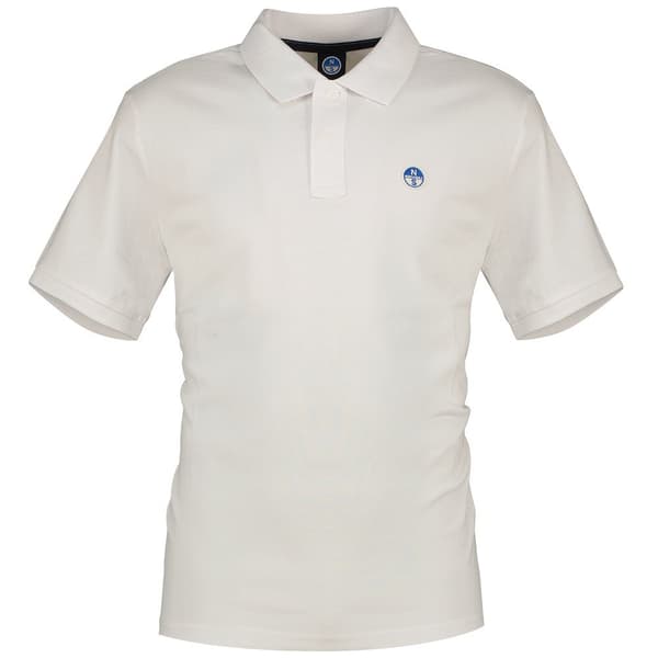 North Sails Basic Kortärmad Polotröja Vit S Man