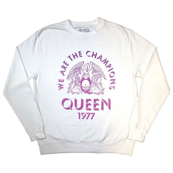 Queen Champions 1977 Band Logo Sweatshirt