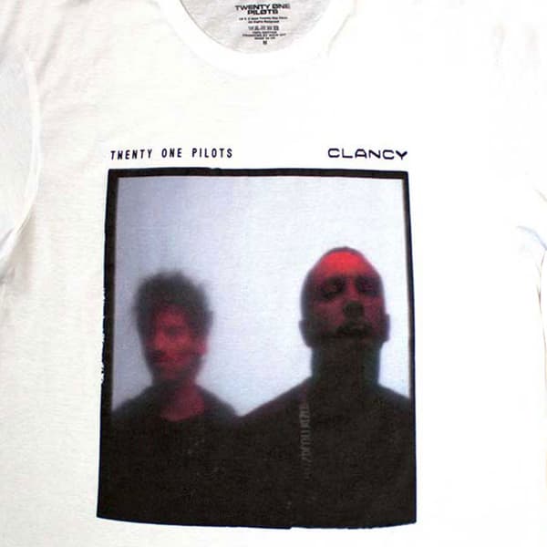Twenty One Pilots Red Film Band Logo T Shirt